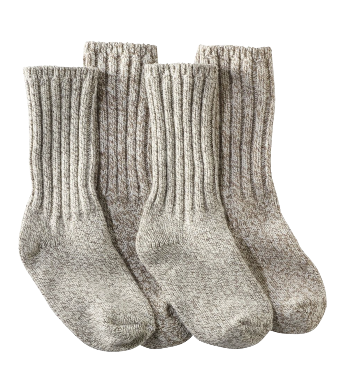 Adults' Merino Wool Ragg Socks, 10" 2-Pack