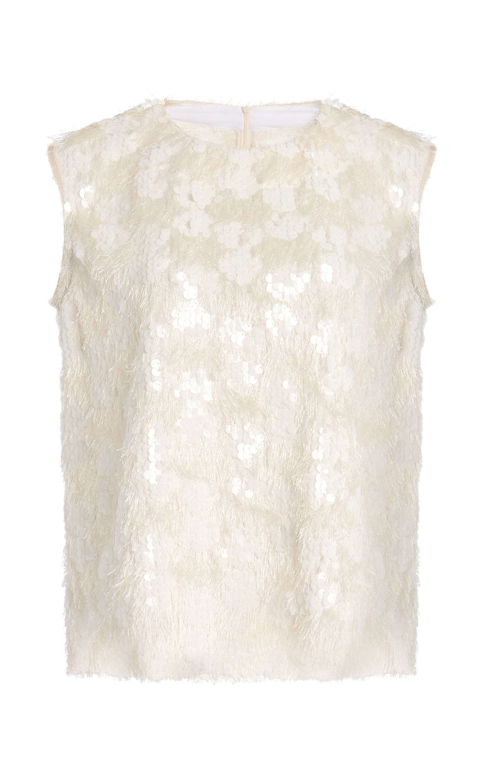 Carta Pendant-Sequined Tank Top