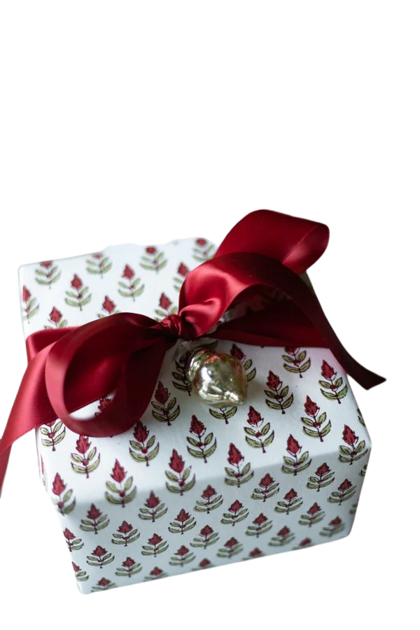Hand Block Printed Gift Wrap Sheets - Beacon Hill