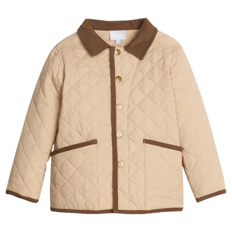 Classic Quilted Jacket - Khaki