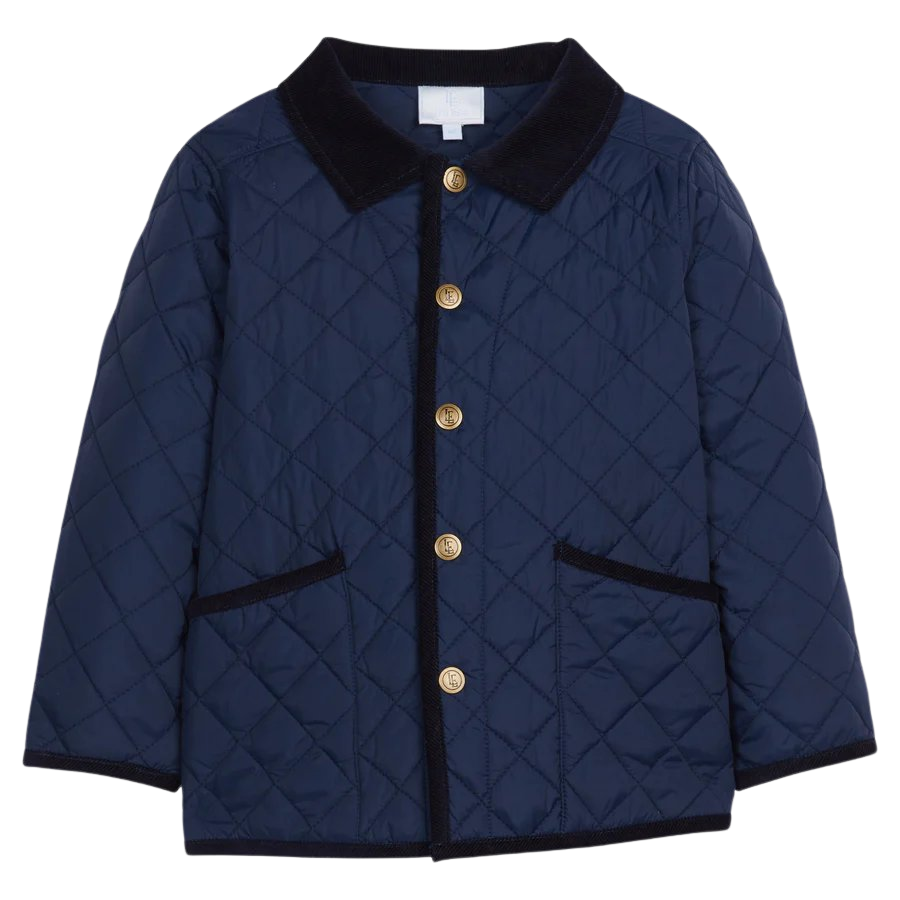 Classic Quilted Jacket - Navy