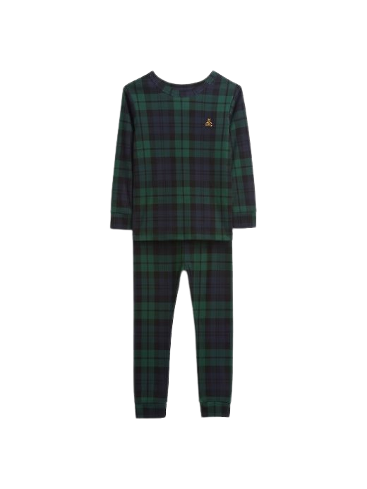 Kids & Baby Organic Brushed Cotton Holiday PJ Set