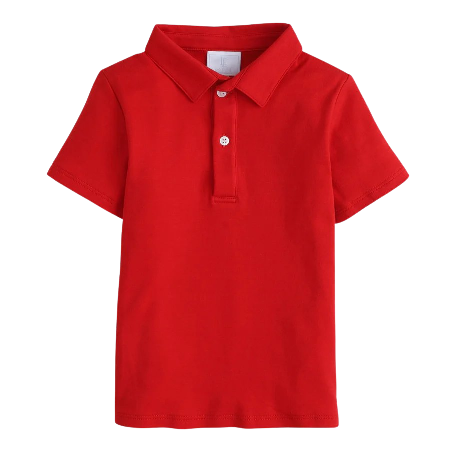 Short Sleeve Polo - Red