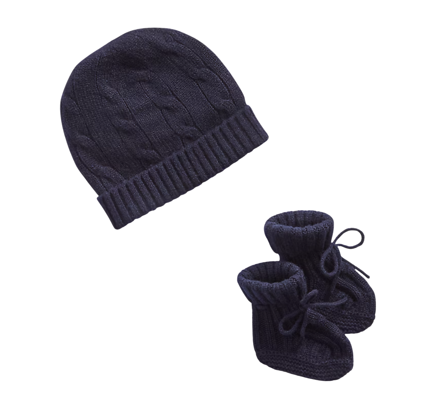 Cashmere Beanie & Bootie Set