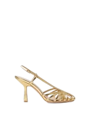Alexandra Gold Slingback Heeled Sandal