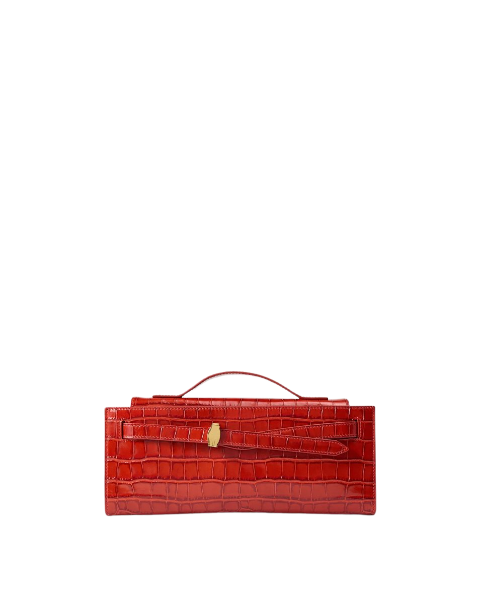 Veronica Beard Dash Clutch - Carnelian Red