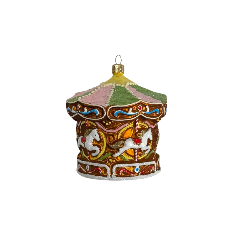 Gingerbread Carousel Ornament