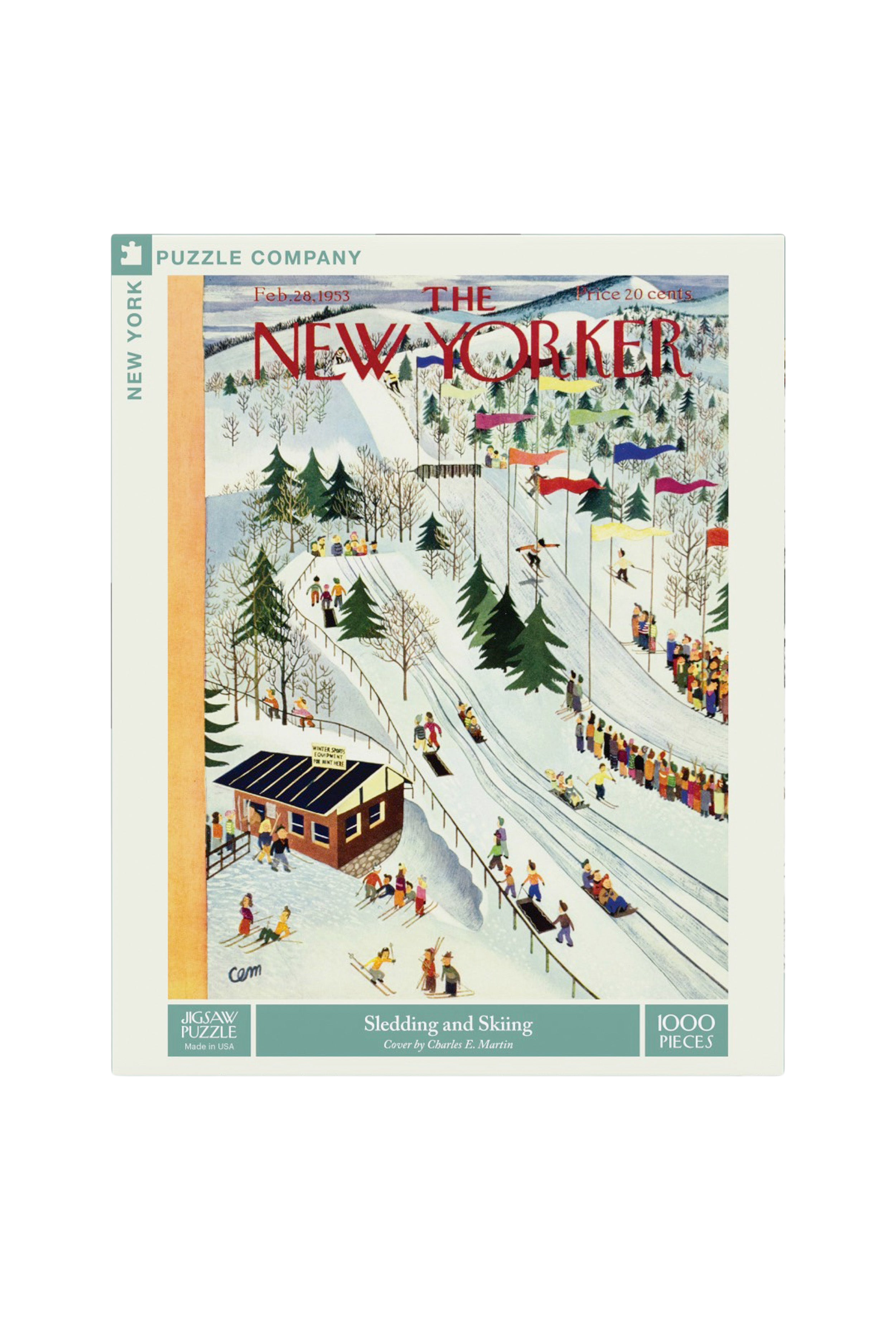 Sledding and Skiing Jigsaw Puzzle