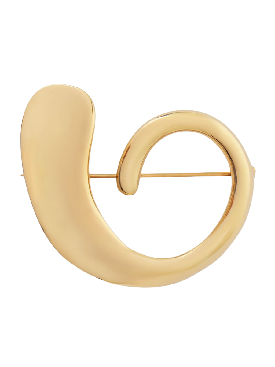 Marta recycled gold vermeil brooch