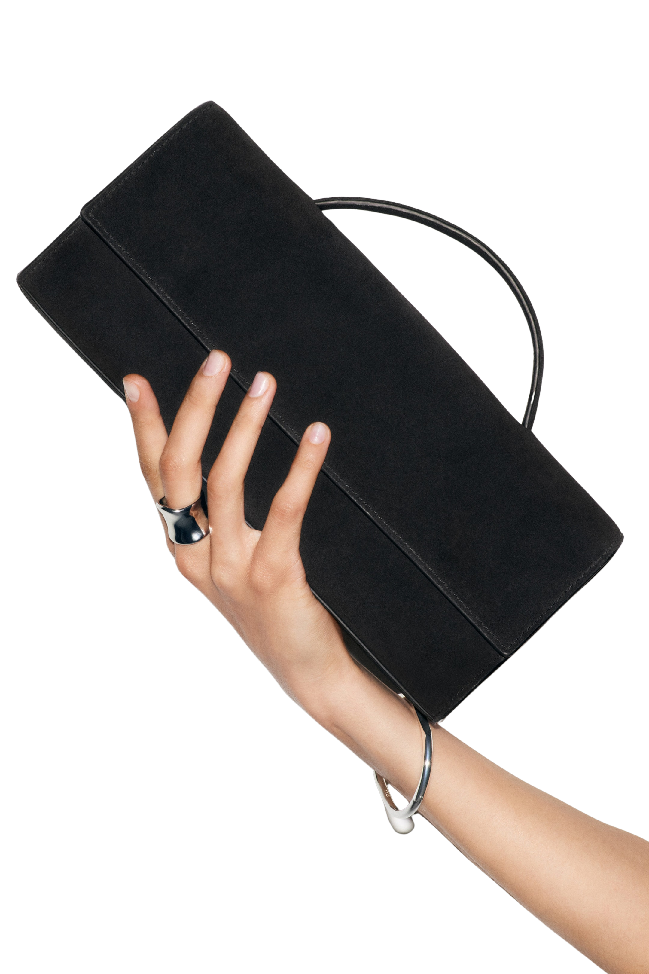 Gallery Clutch Bag - Suede