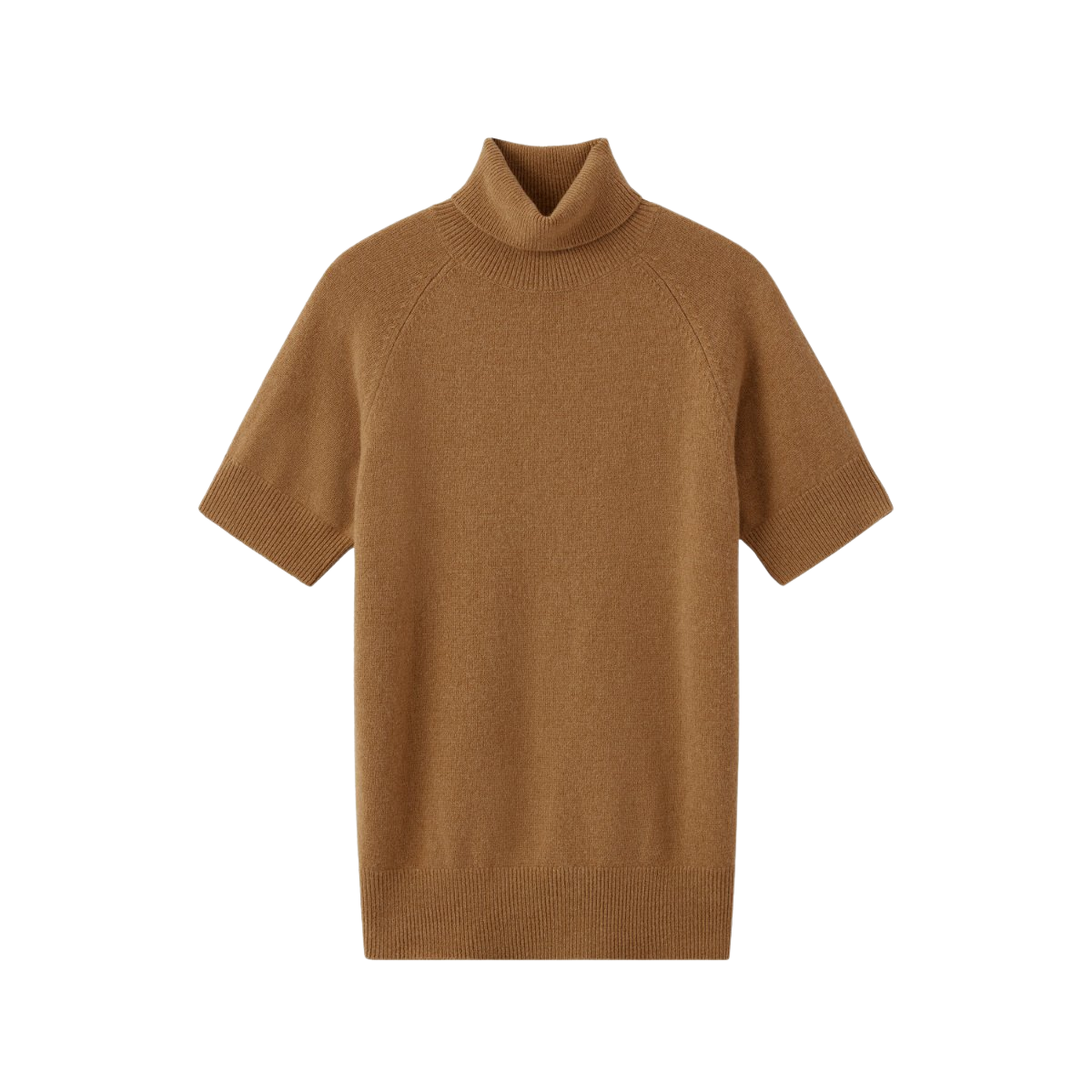 Essential Wool Short Sleeve Turtleneck
