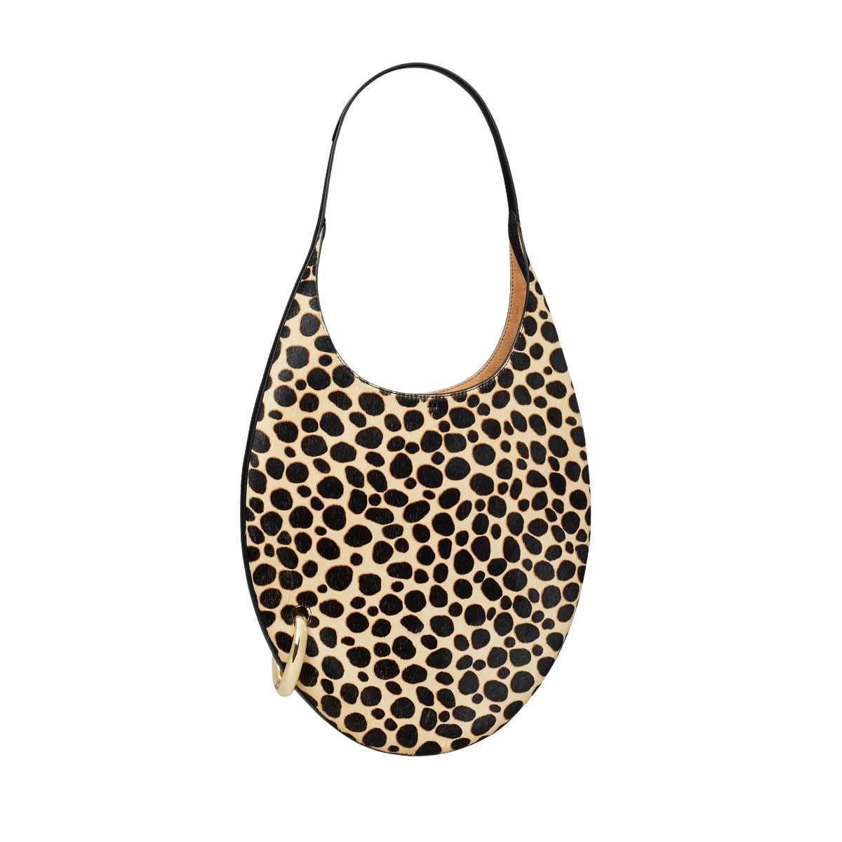 Pierced Calf Hair Handbag