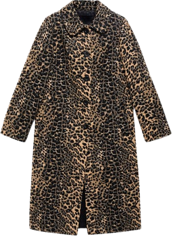 Leopard Metallic Coat