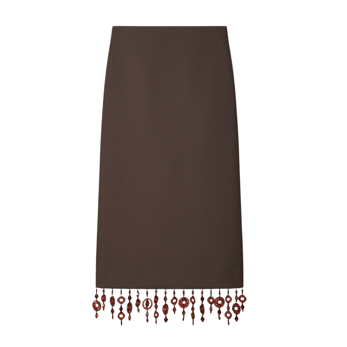Embellished Crepe Skirt