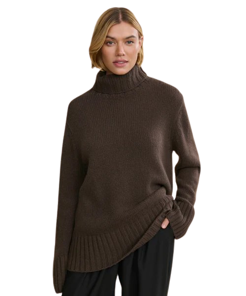 Cashmere Jet Turtleneck