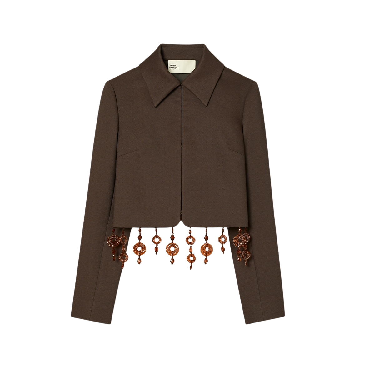 CROPPED CREPE JACKET