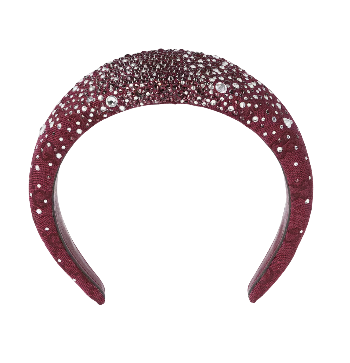 GG canvas headband with crystals