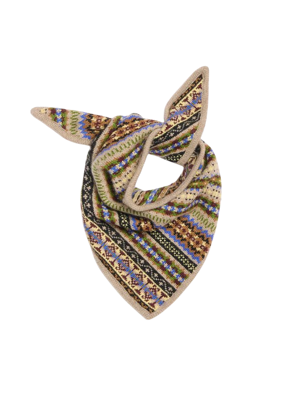 Fairisle Cashmere Foulard