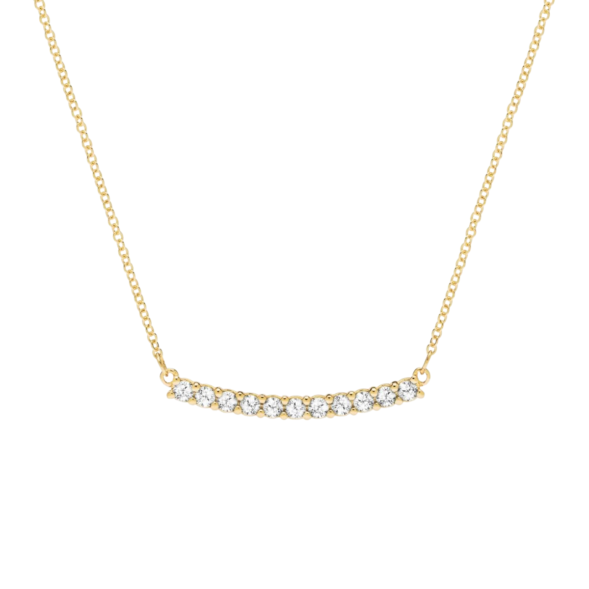 Rosecliff Diamond Bar Necklace