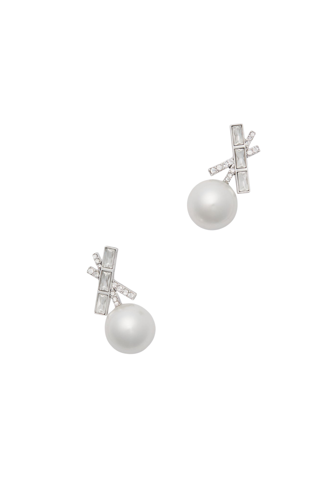 Pearl and Crystal Renee Earrings