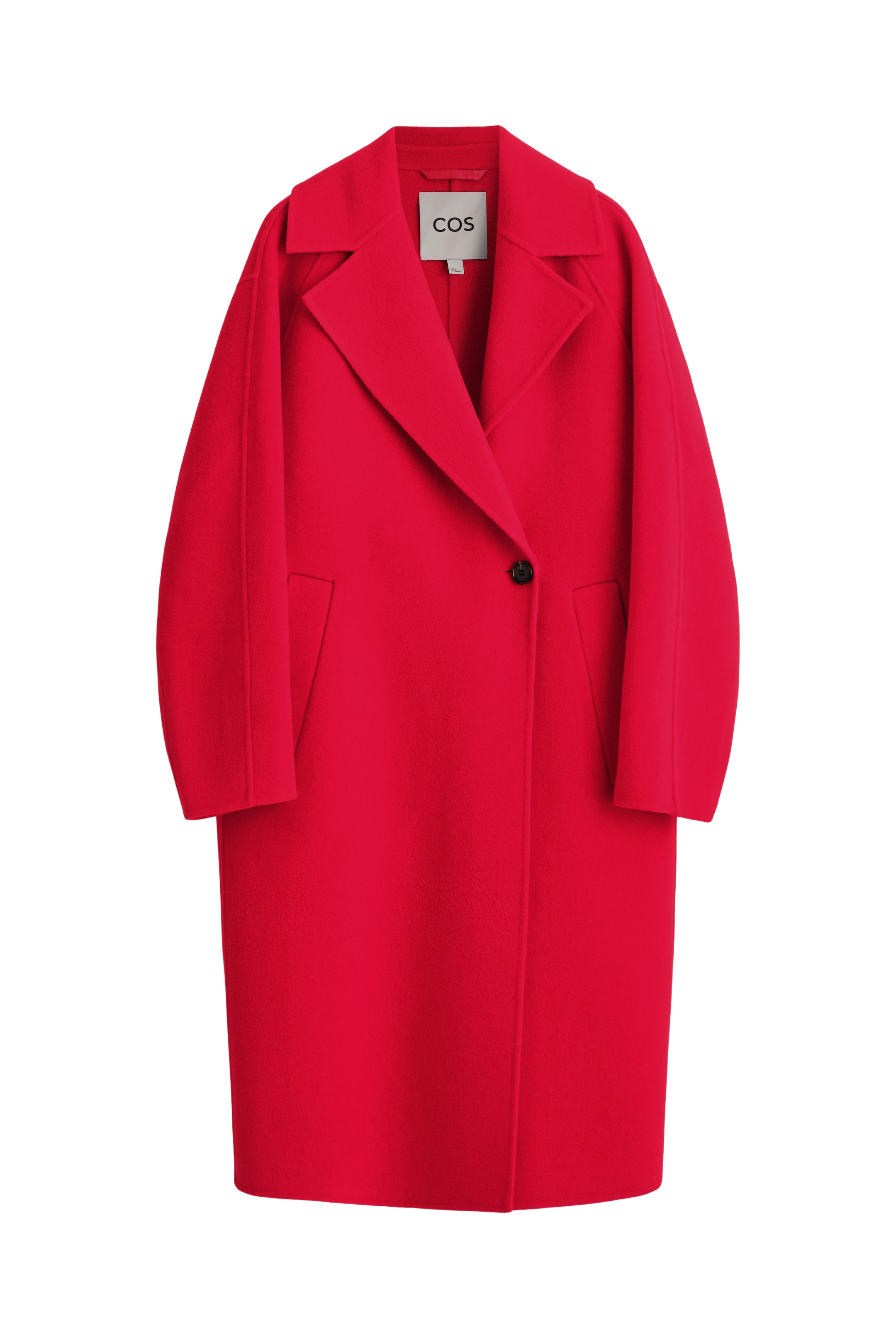 OVERSIZED DOUBLE-BREASTED WOOL COAT