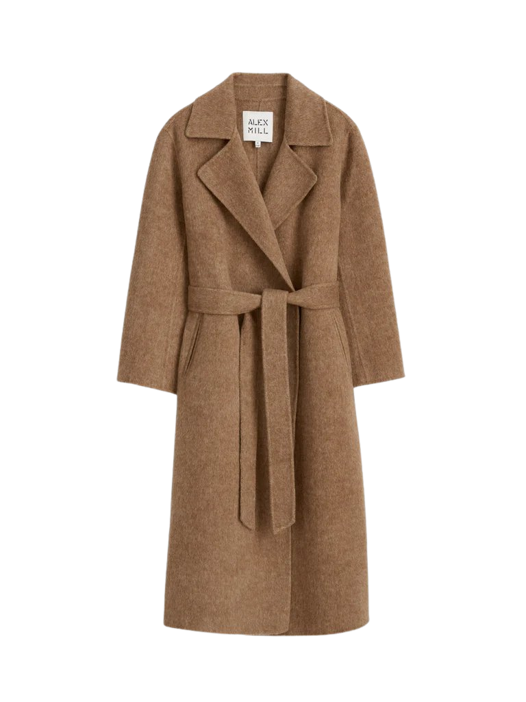 Georgia Wrap Coat In Wool Alpaca