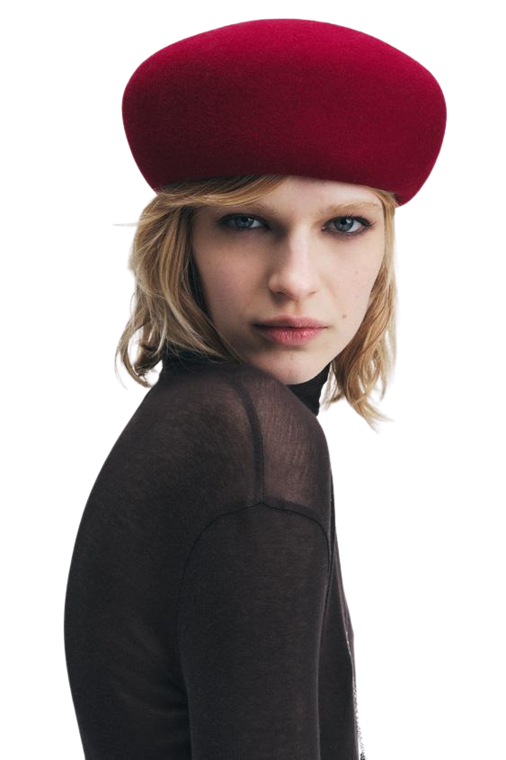 100% WOOL SKULLCAP HAT