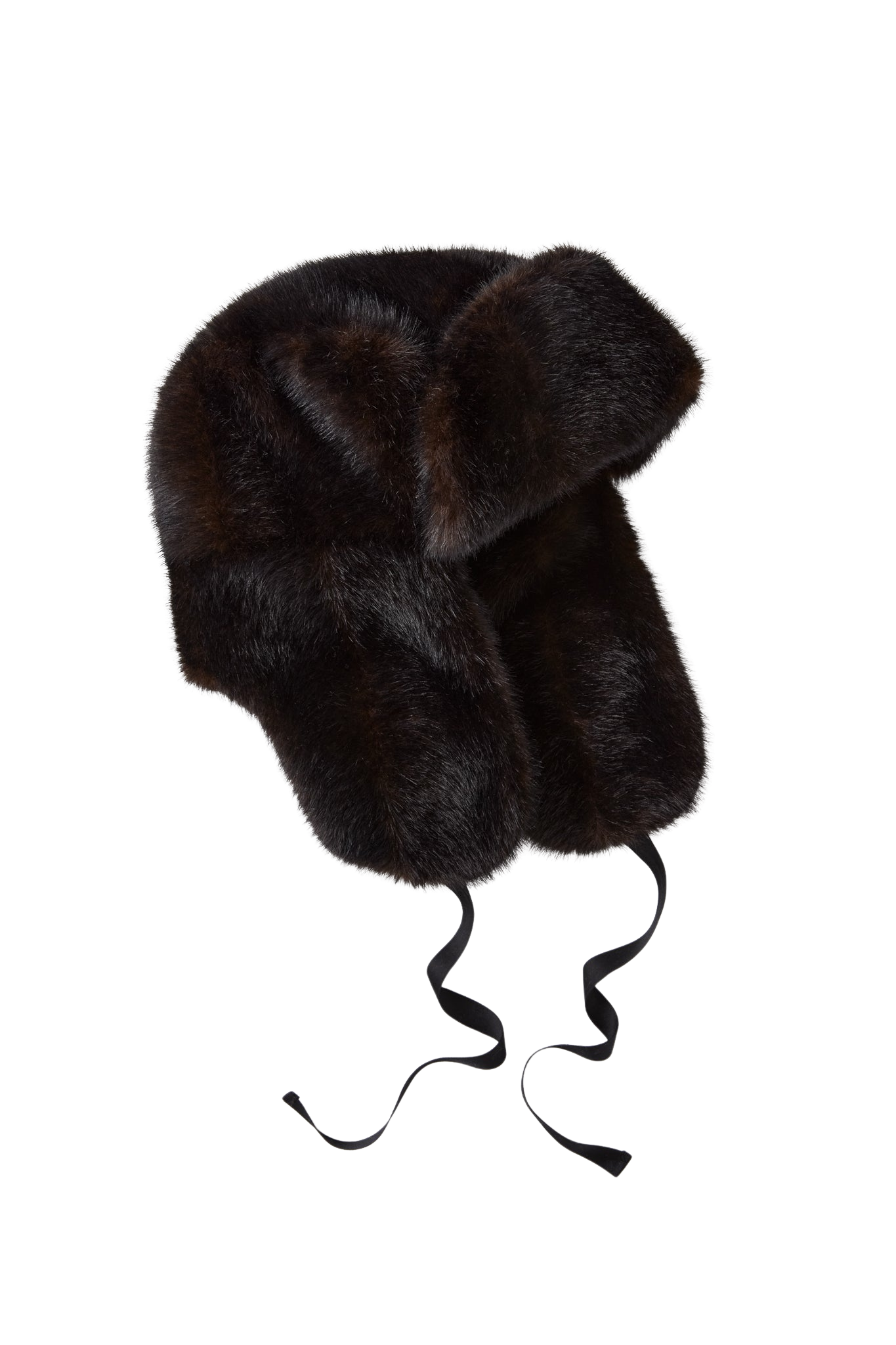 Brown Fur Flap Hat