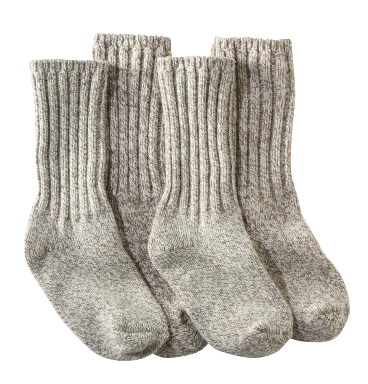Adults' Merino Wool Ragg Socks, 10" 2-Pack