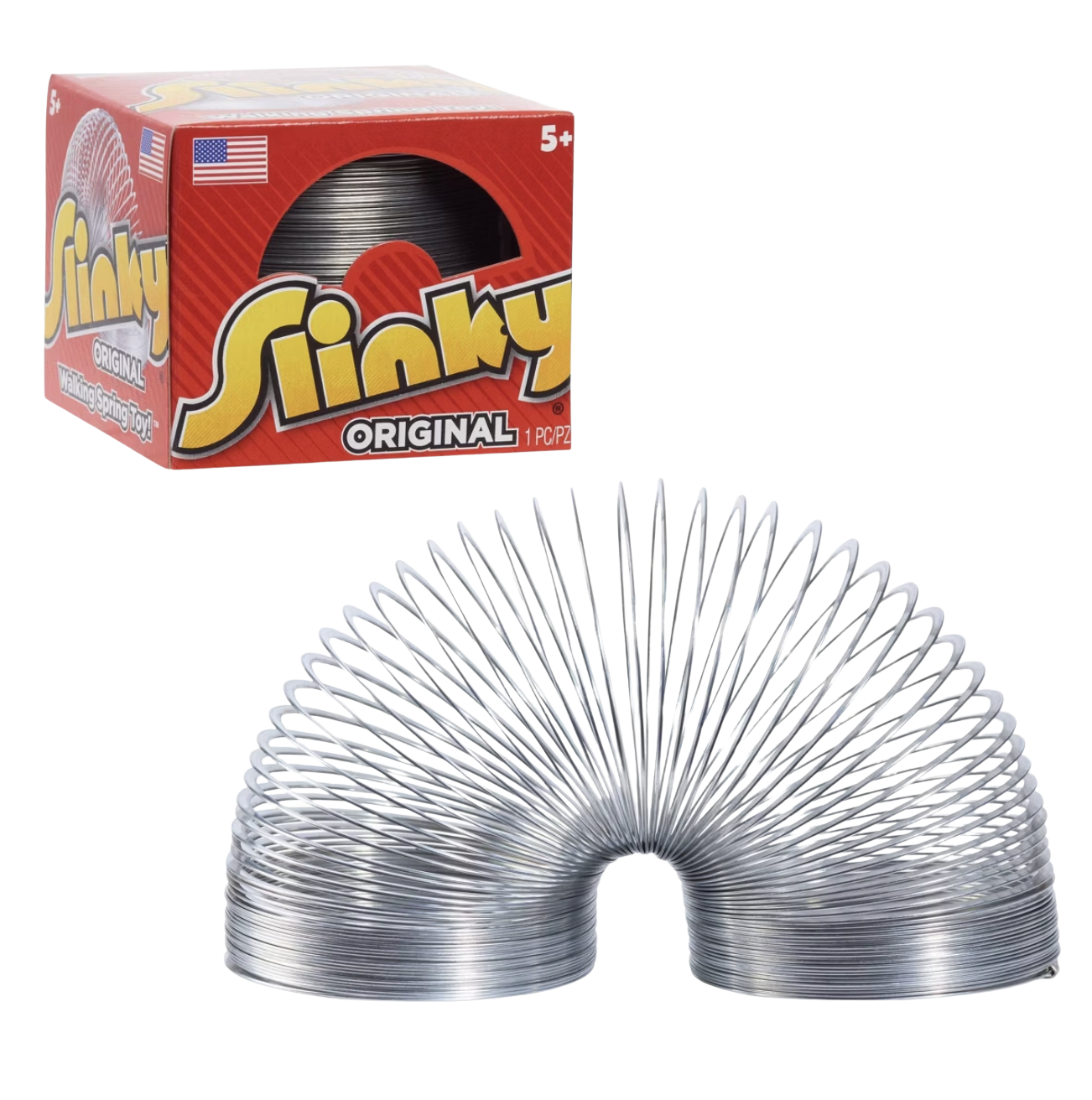 The Original Slinky Walking Spring Toy, Metal Slinky