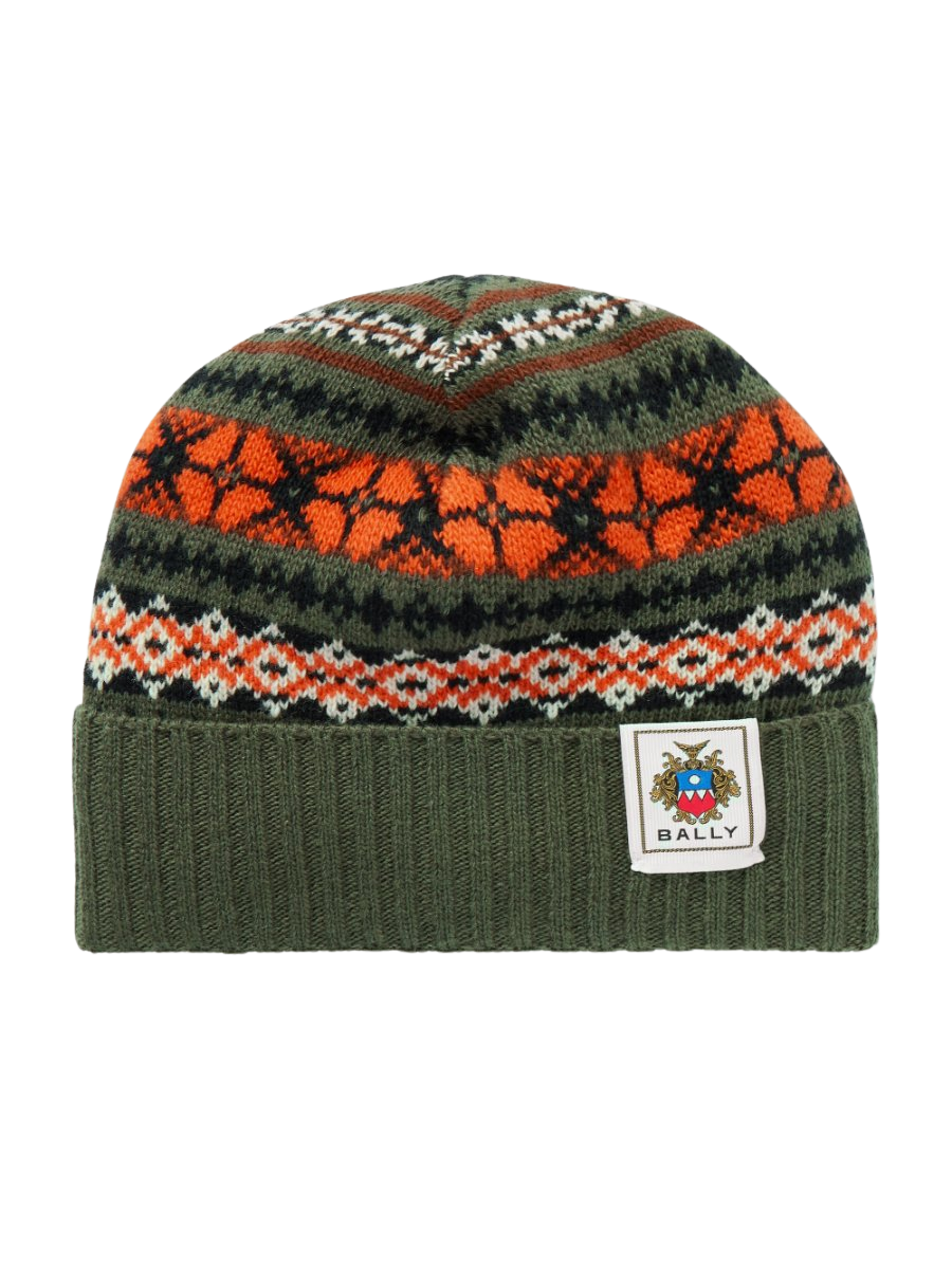 Fair Isle wool beanie