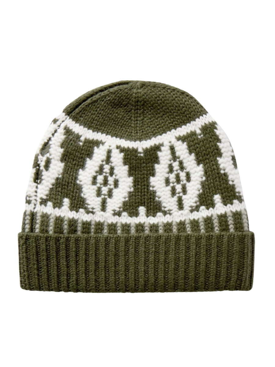 Lorenz Fair Isle cashmere beanie
