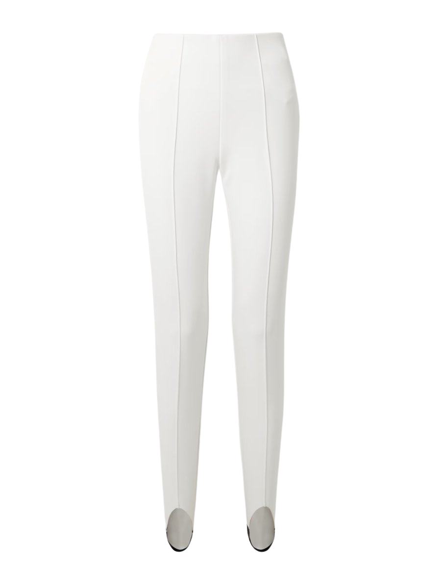 Elaine embroidered stretch stirrup ski pants