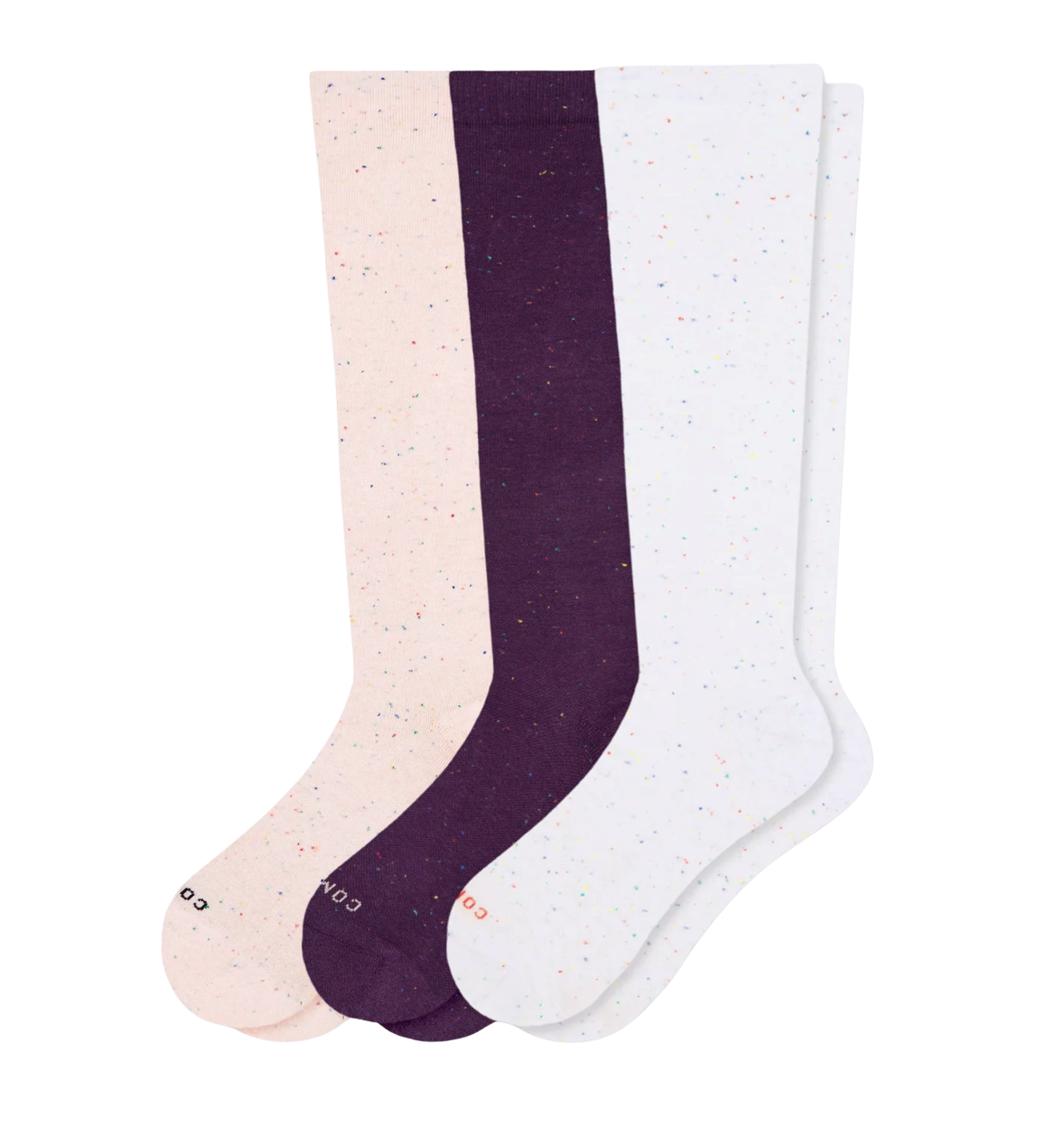 Recycled Cotton Compression Socks – 3 Pack