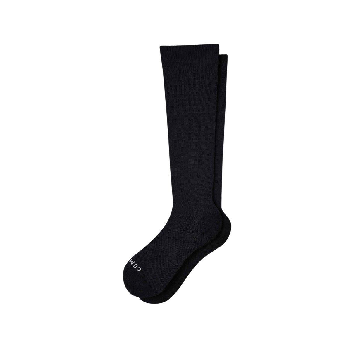 Knee-High Compression Socks – Solid Black