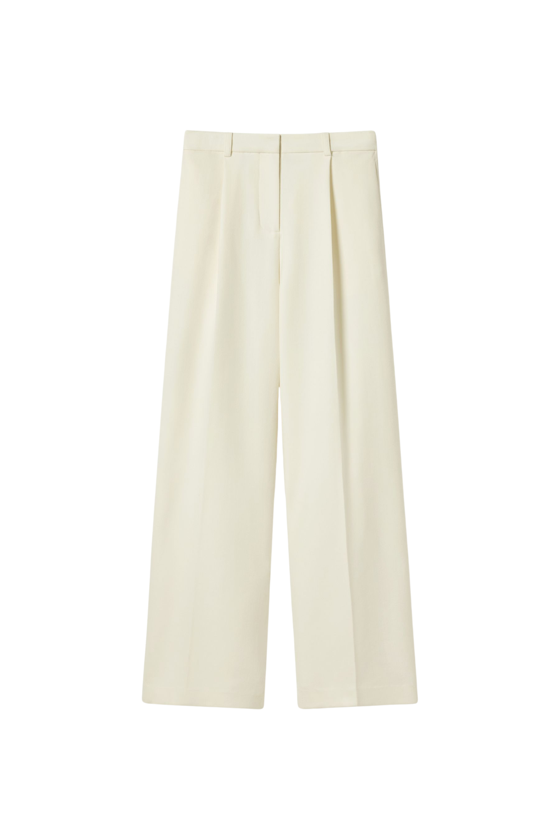 Silk-Wool Tweed Blend Trousers