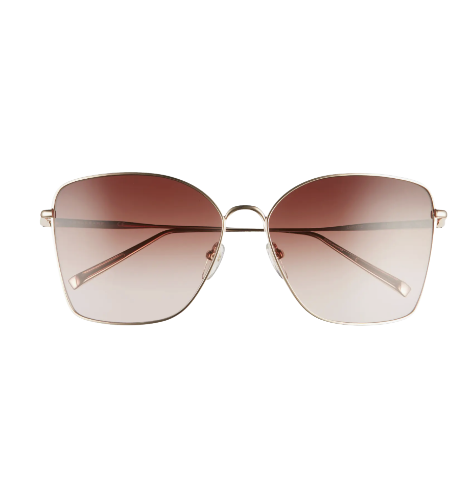 Roseau 60mm Gradient Square Sunglasses
