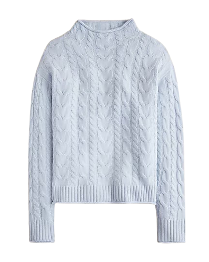 Cashmere cable-knit 2025 Rollneck™ sweater