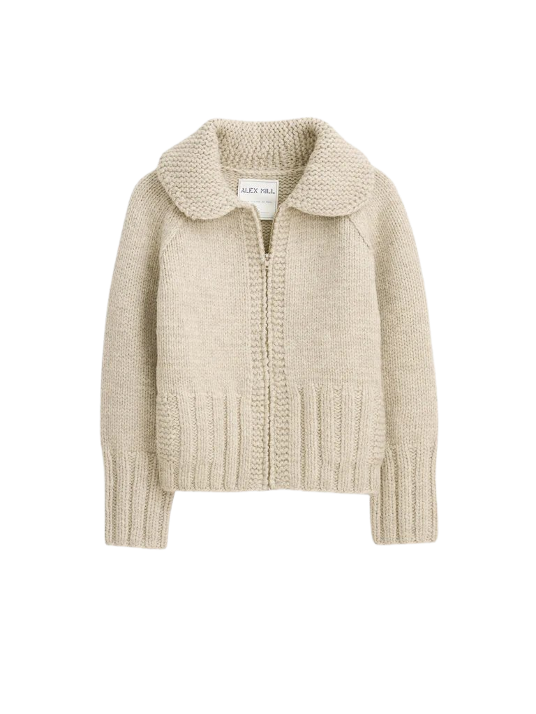 Spring St Zip Sweater In Highland Wool