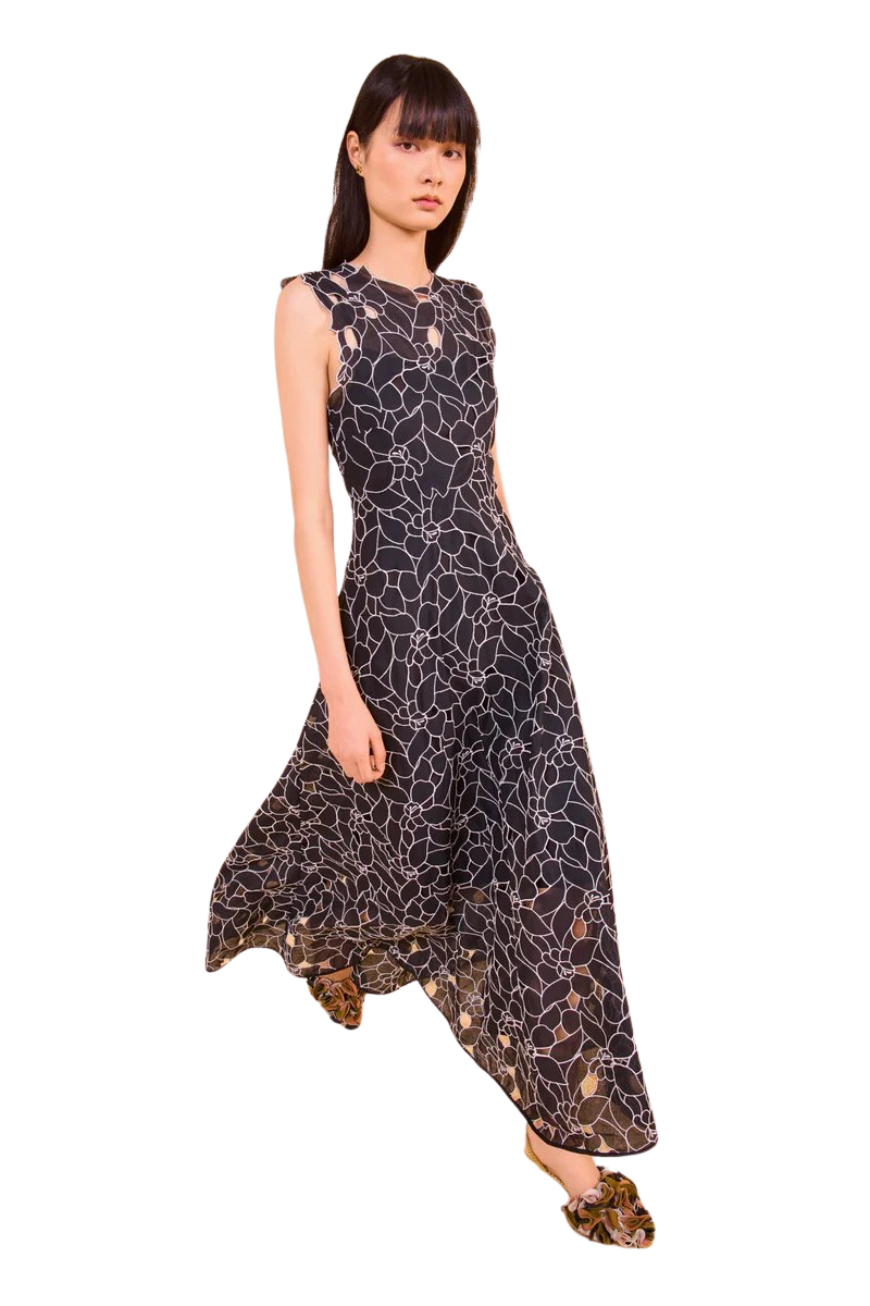 ulla johnson kiana sleeveless midi dress Ulla Johnson Kiana Sleeveless Midi Dress
