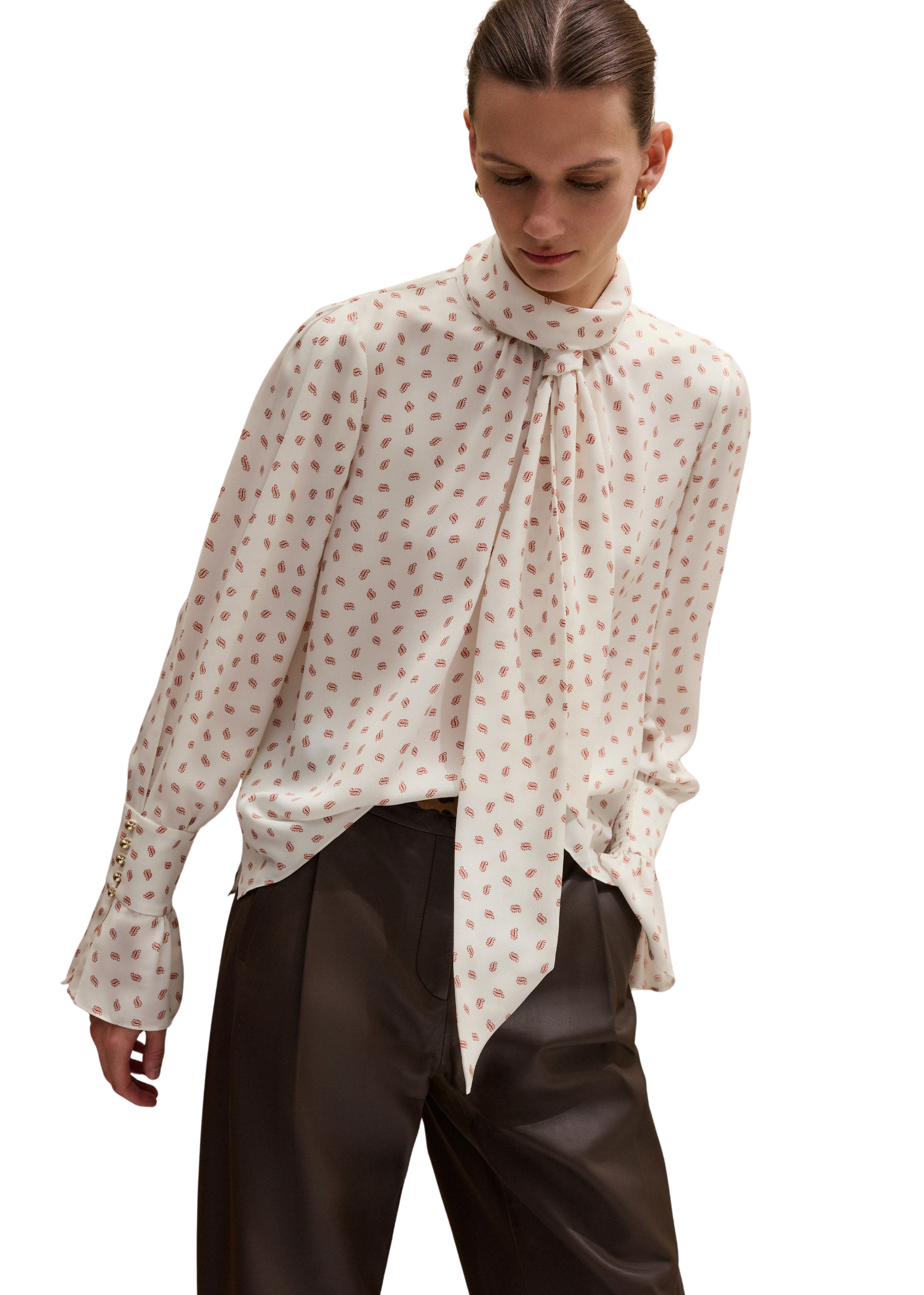 Straight Blouse + Tie