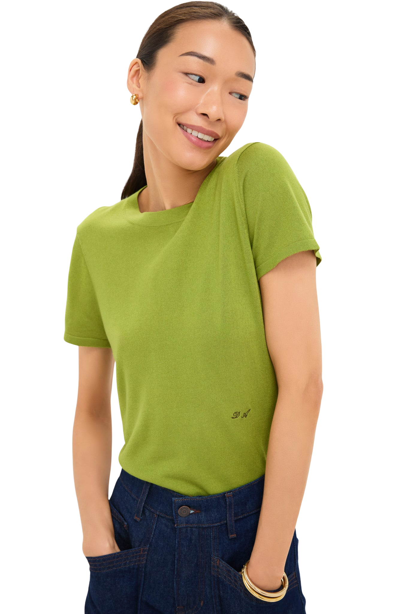 Woodbine Cashmere Silk Blend Katie Tee