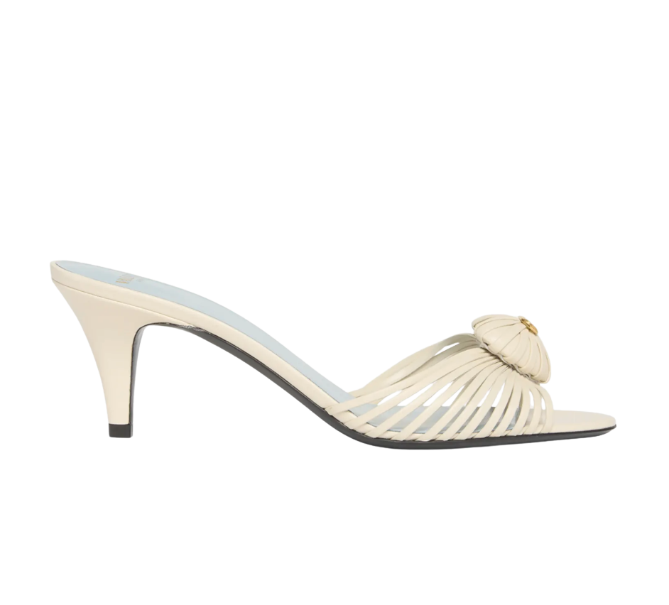 Valentino Garavani Royal Heart VLogo Leather Sandals