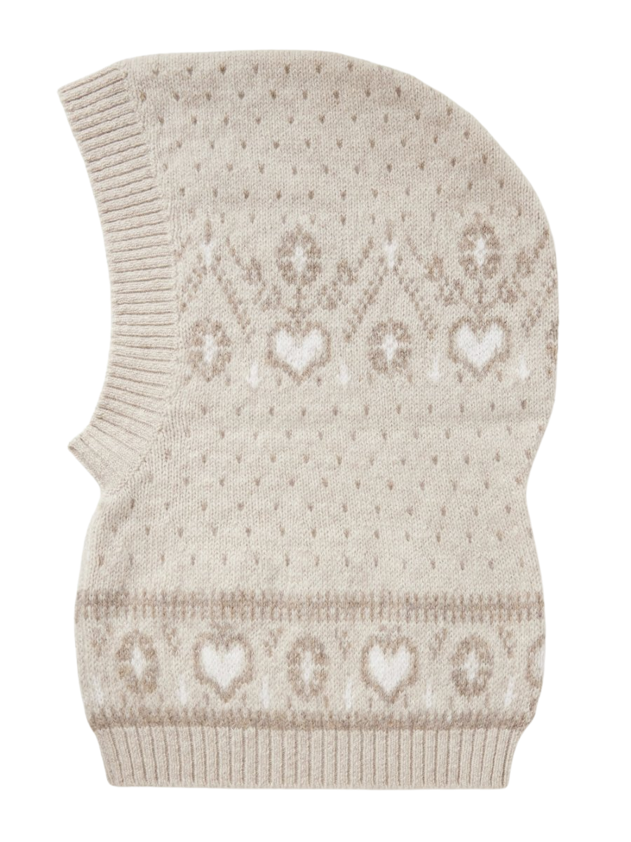 Caspian Fair Isle cashmere balaclava