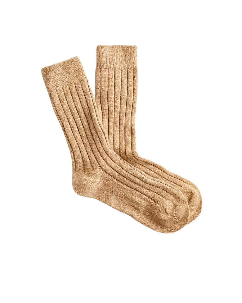 Cashmere-blend trouser socks