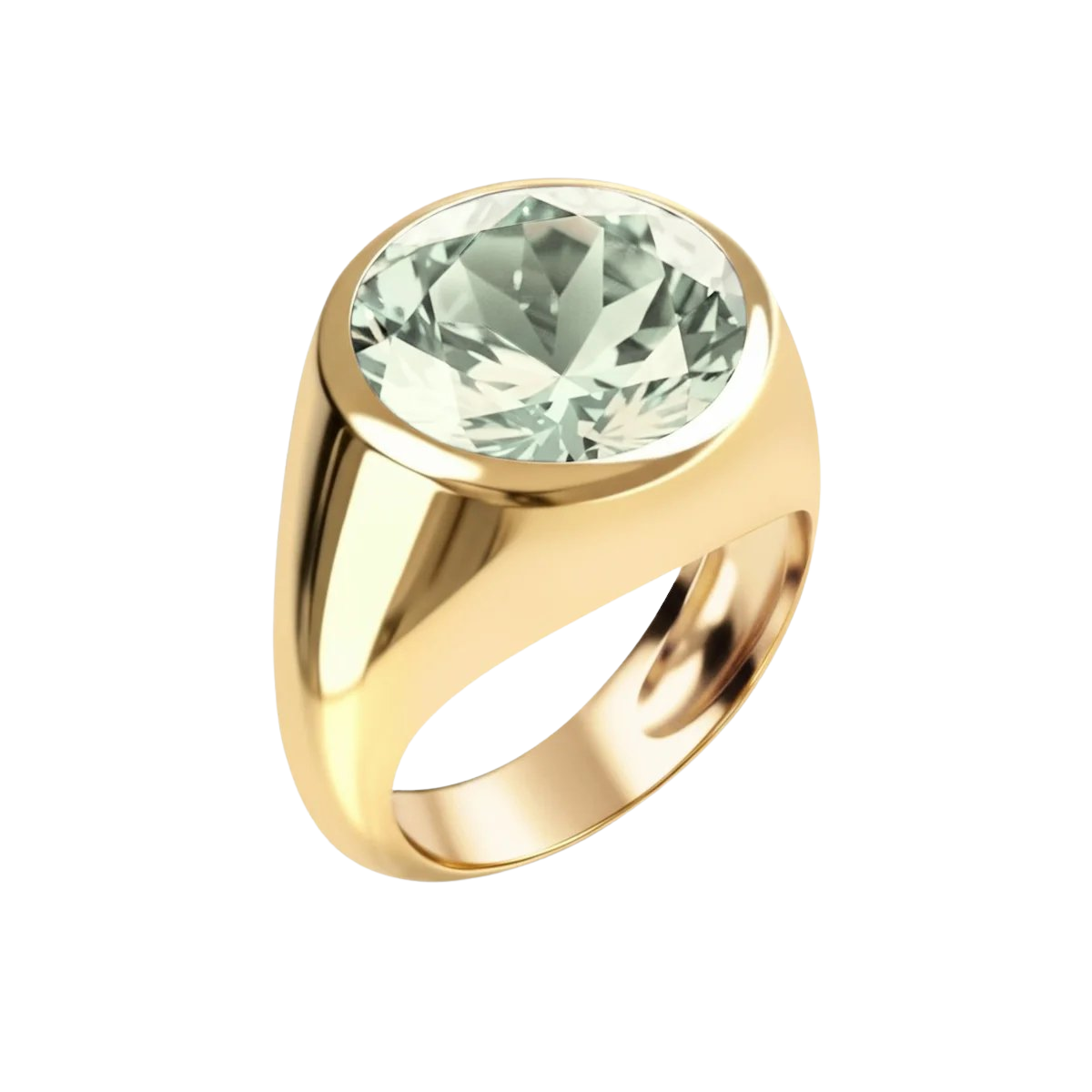 Jamestown Green Amethyst Ring