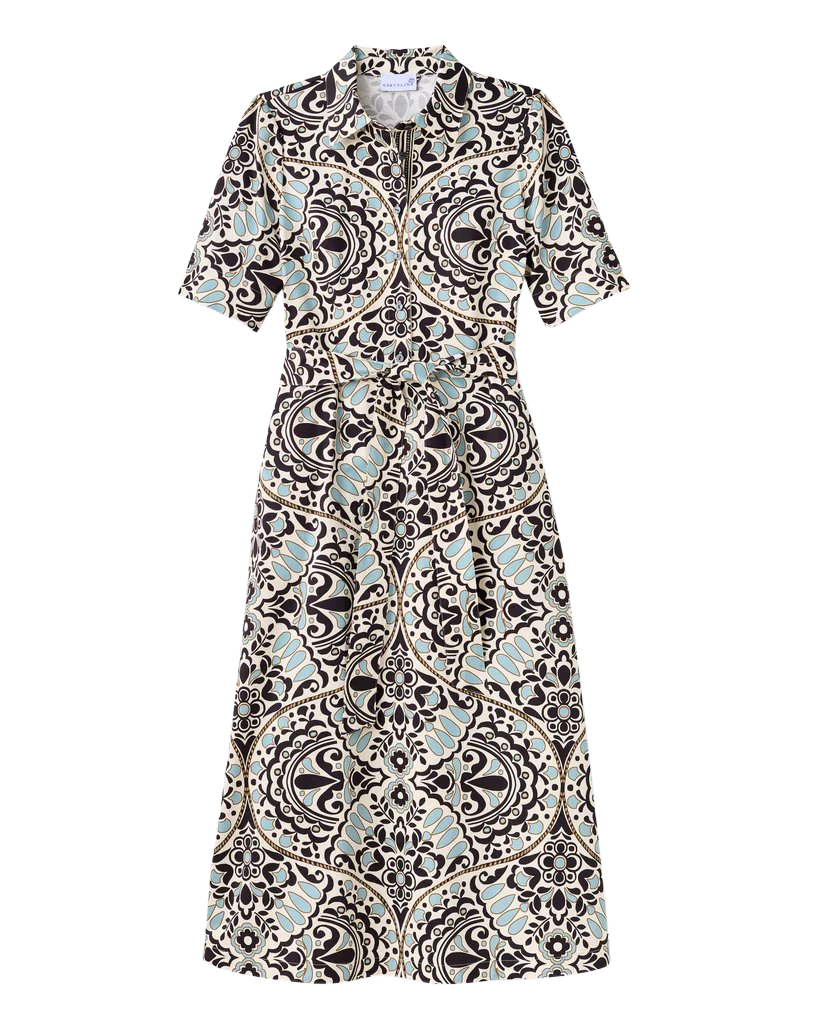 Cara Dress in Tidal Pool