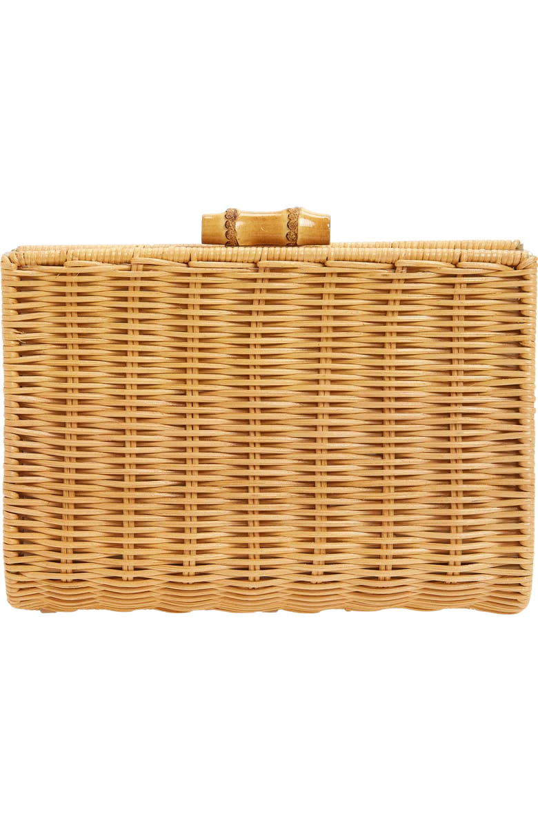 Petite Rattan Clutch