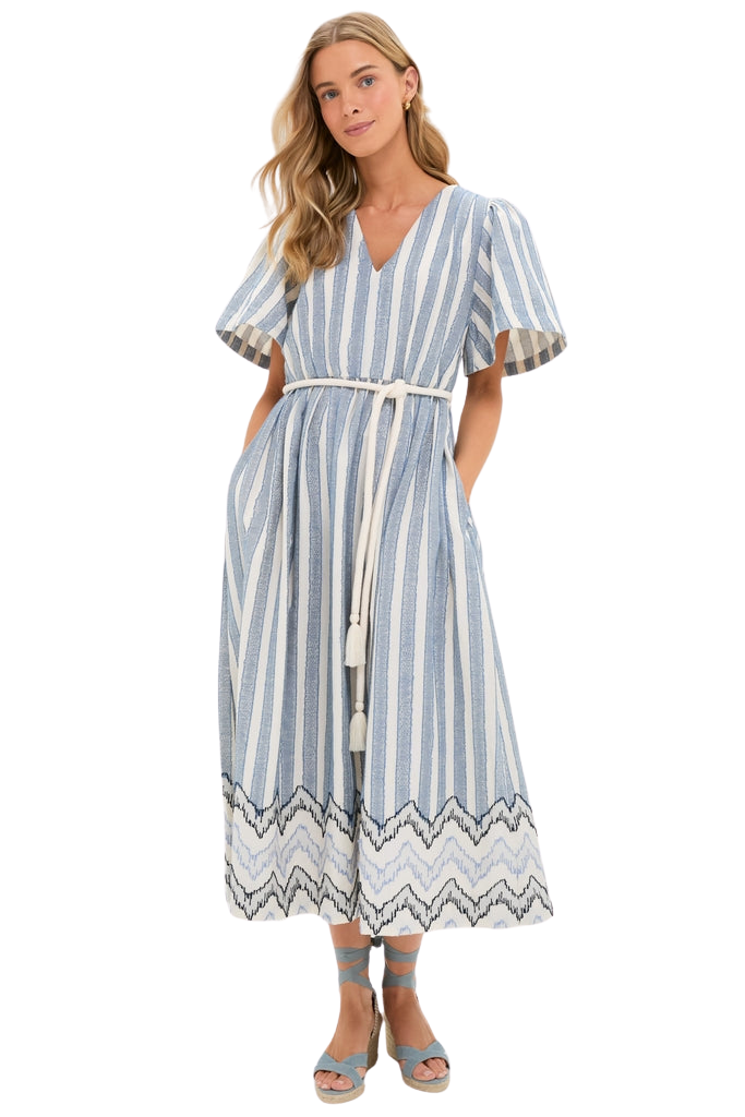 Harbour Stripe Jacquard Mandy Dress