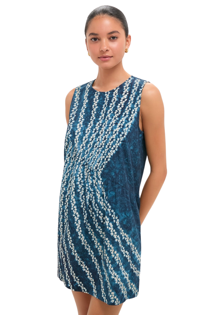 Indigo Mariner's Knot Clements Dress